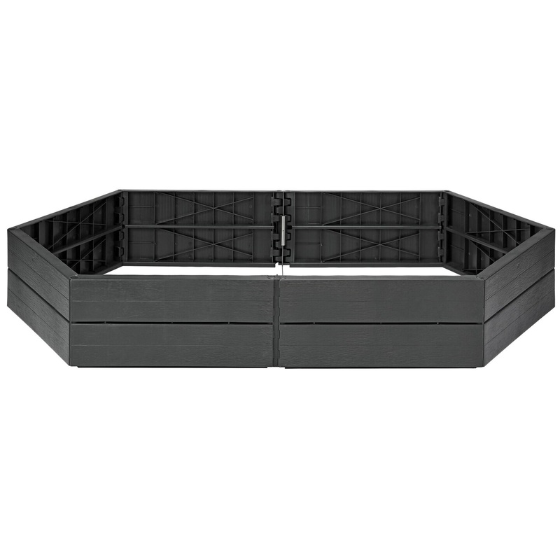 BLACK DECKER Raised Garden Bed 5 ft, Customizable and Easy Assembly (BDSTGA95810)