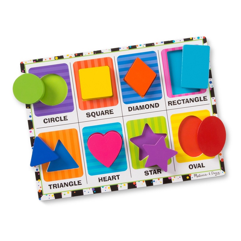 Melissa & Doug Chunky Puzzle 6pcs 12″X9″