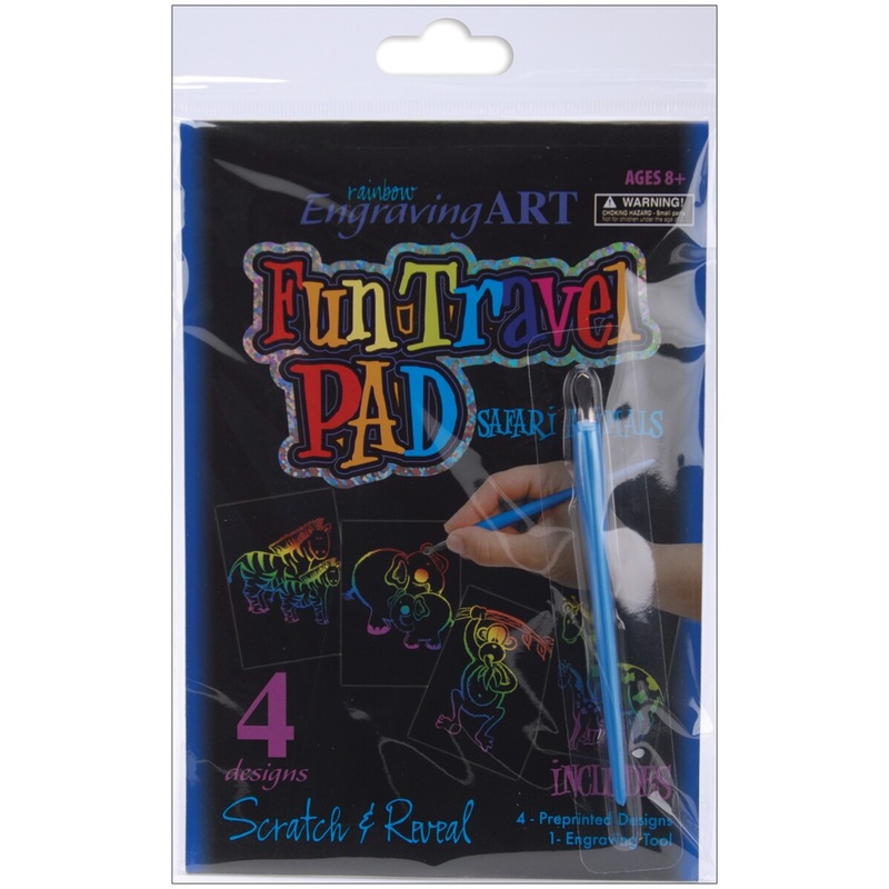 Royal & Langnickel(R) Rainbow Foil Engraving Fun Travel Pads