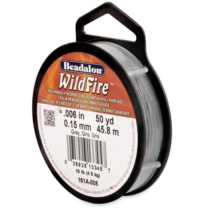 Beadalon Wildfire Stringing Thread .006″X50yd
