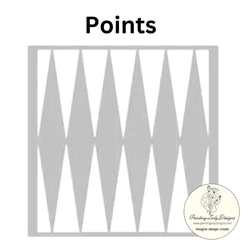 Points Stencil   Point of View Designs