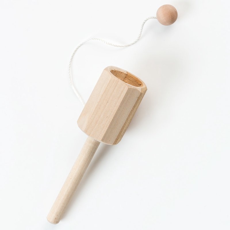 Bittersweet Woodworking Nostalgic Handmade Wooden Ball and Cup Game