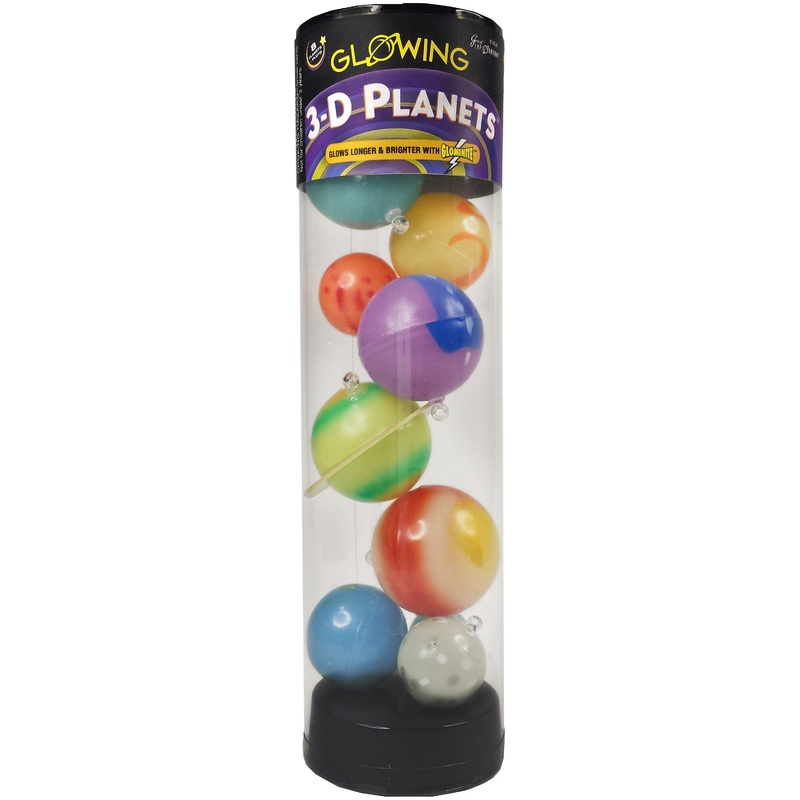 Great Explorations Glowing 3D Planets In Tube Kit