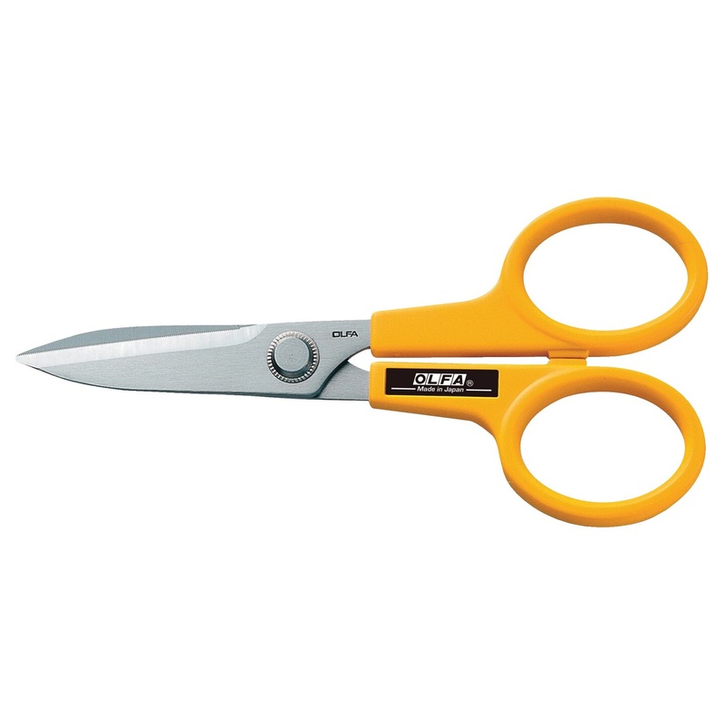 OLFA Stainless Steel Serrated Edge Scissors 7″
