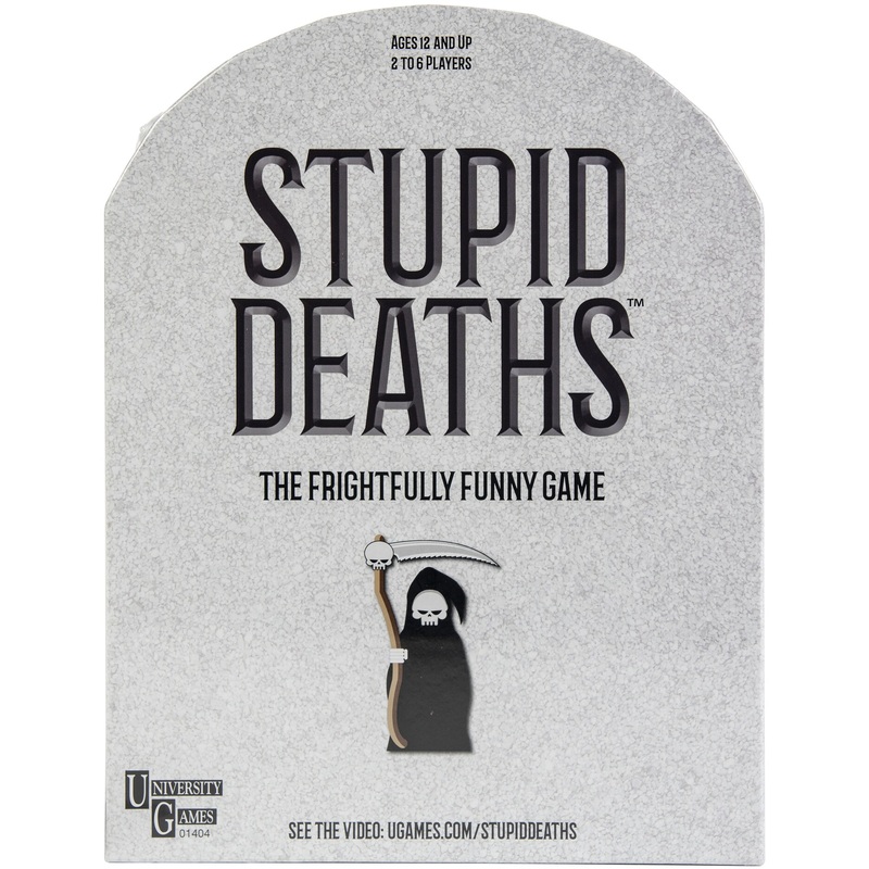 University Games Stupid Deaths Board Game