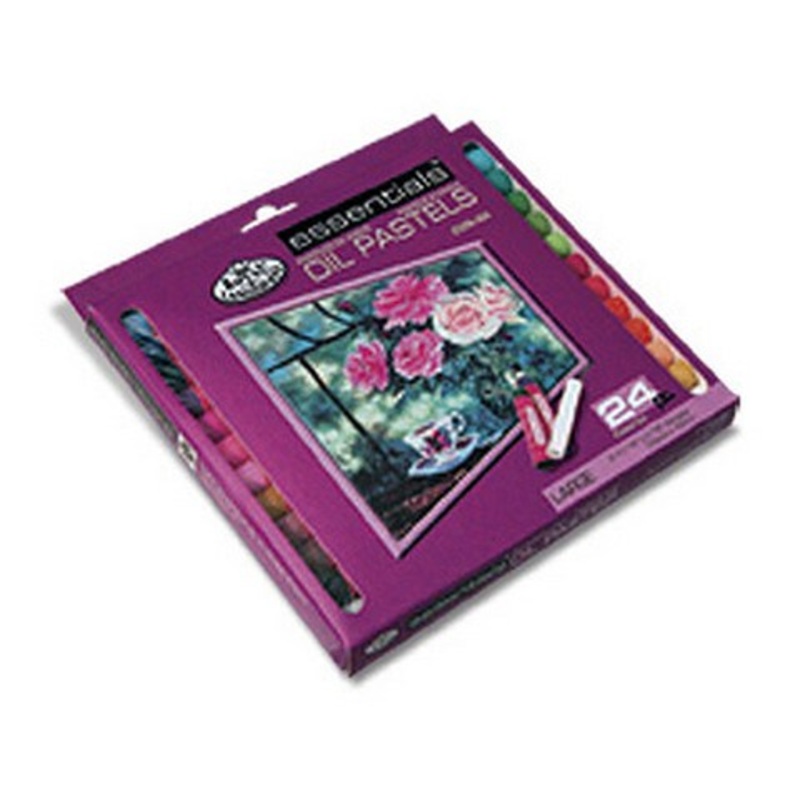 ESSENTIALS LARGE OIL PASTELS SET 24 PC
