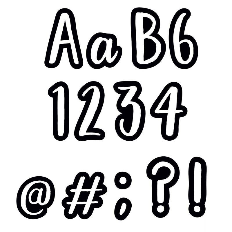 Bold & Bright Classroom Caf 4″ Designer Letters