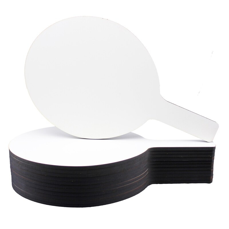 Oval Dry Erase Answer Paddles, 7″ x 12