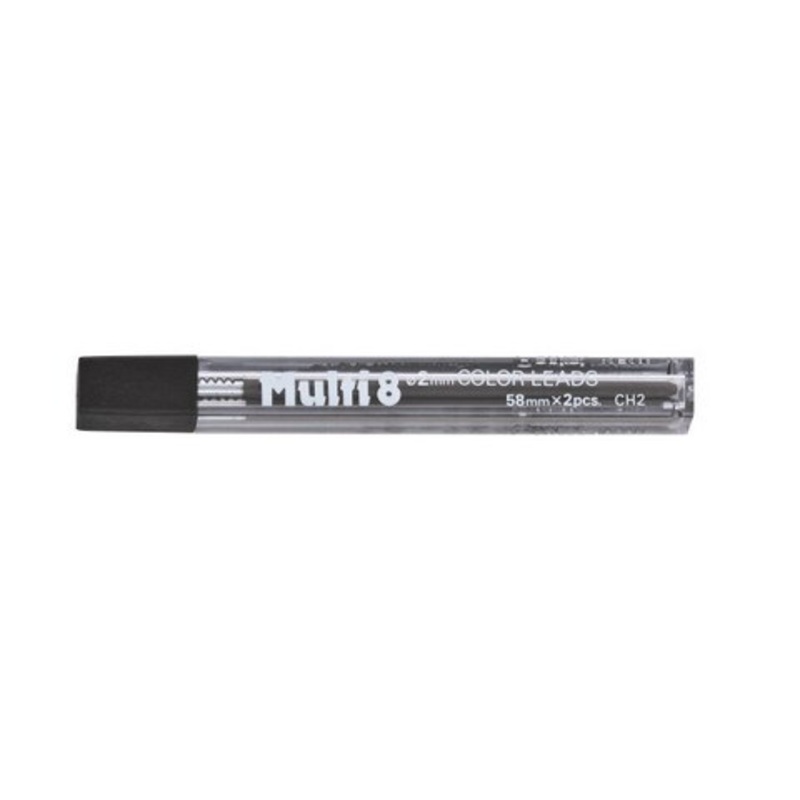 COLOUR PENCIL LEAD REFILL 2.0MM BLACK 2PC TUBE