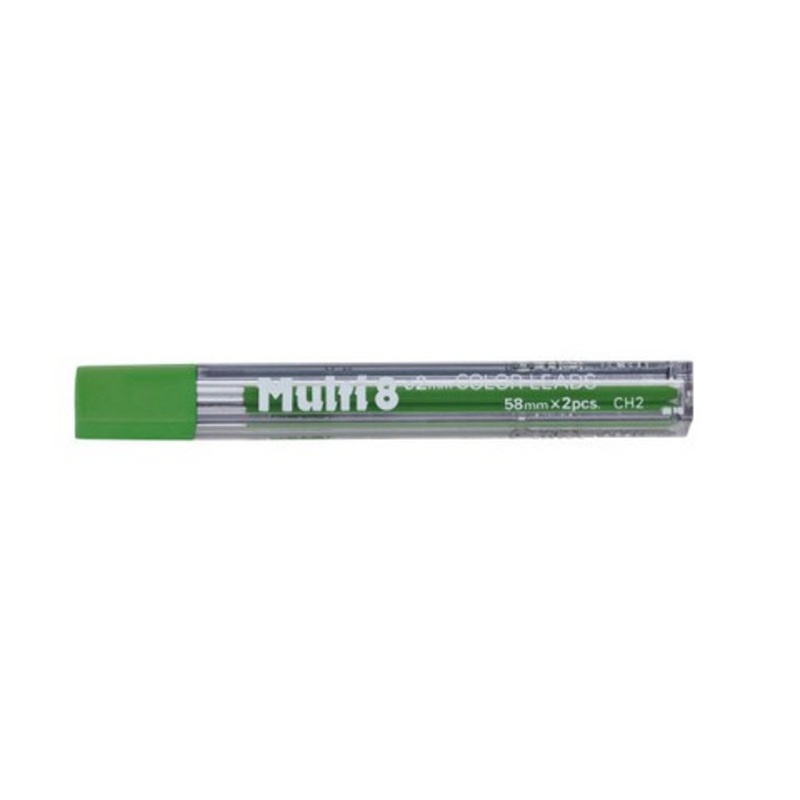 COLOUR PENCIL LEAD REFILL 2.0MM GREEN 2PC TUBE