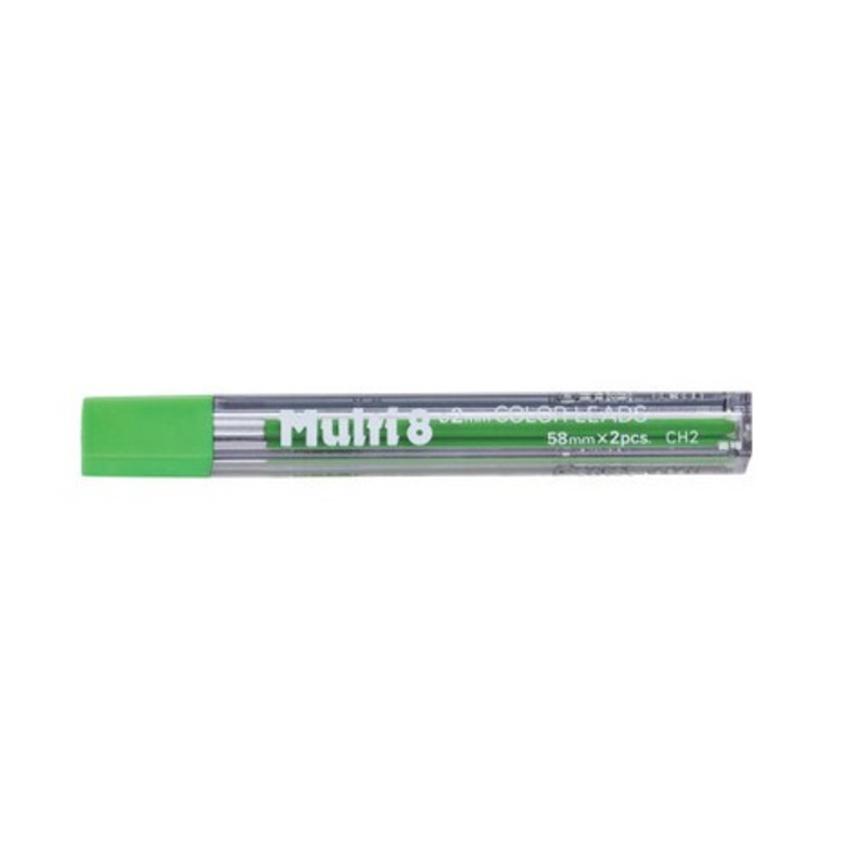 COLOUR PENCIL LEAD REFILL 2.0MM LT. GREEN 2PC TUBE