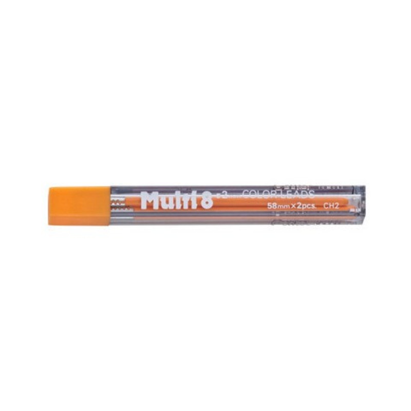 COLOUR PENCIL LEAD REFILL 2.0MM ORANGE 2PC TUBE