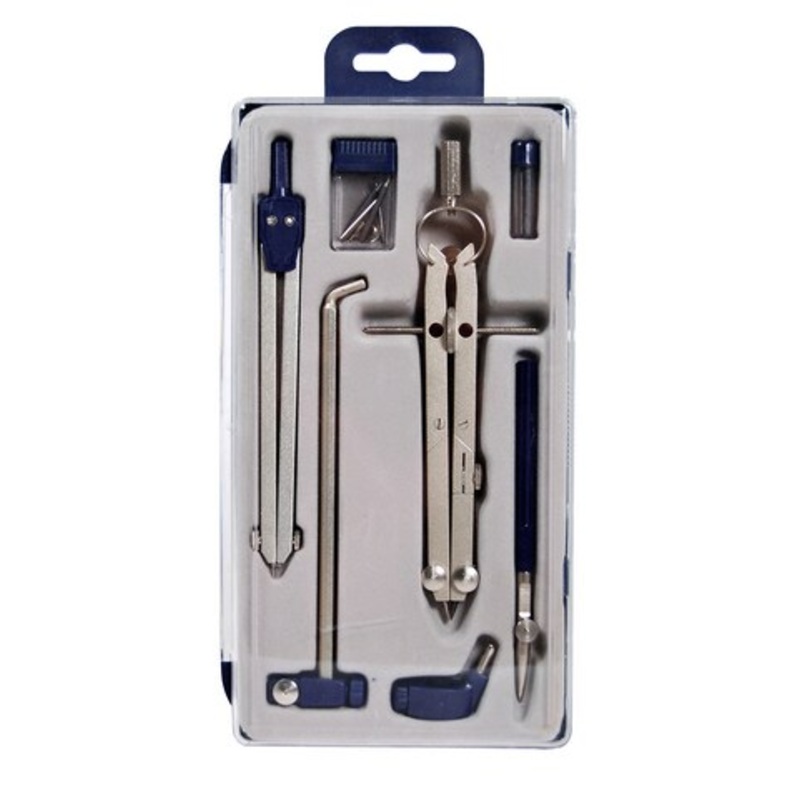 SPRING BOW COMPASS, DIVIDER, EXTENDER, ADAPTER, RULING SET