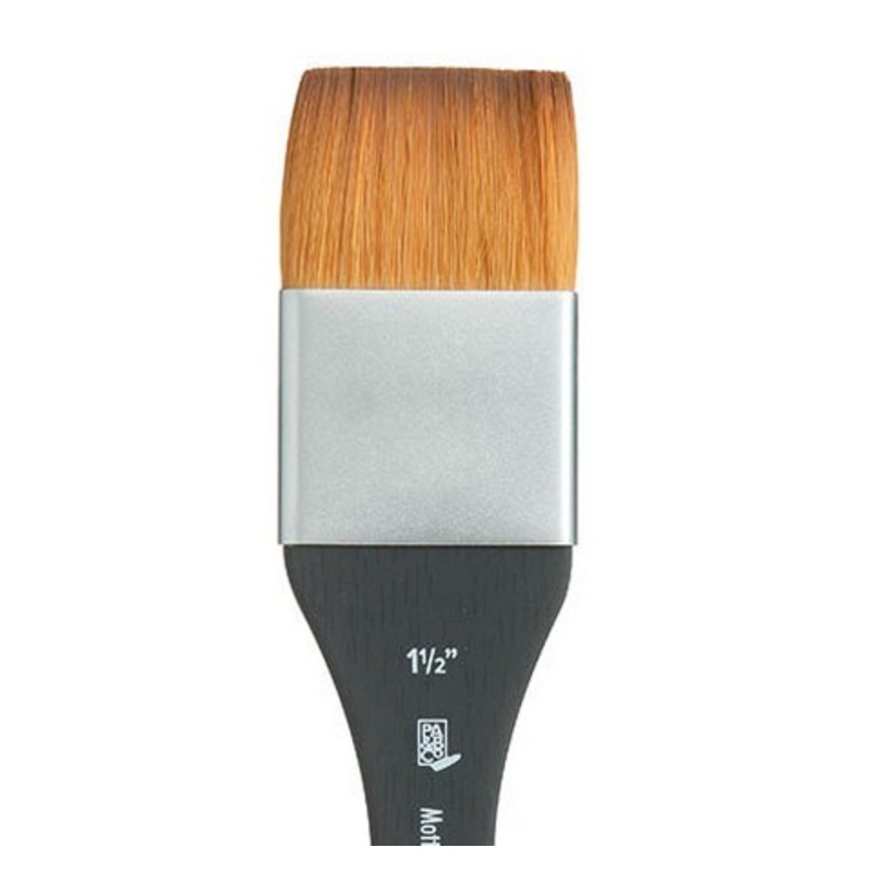 AQUA ELITE SYNTHETIC SABLE SHORT HANDLE MOTTLER 1 1/2
