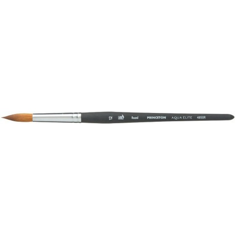 AQUA ELITE SYNTHETIC SABLE SHORT HANDLE ROUND  0