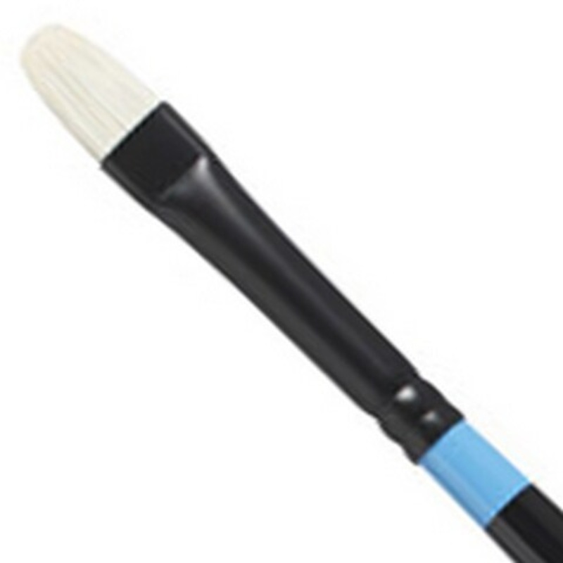 ASPEN SYNTHETIC BRISTLE ACRYLIC / OIL SHORT FILBERT 4