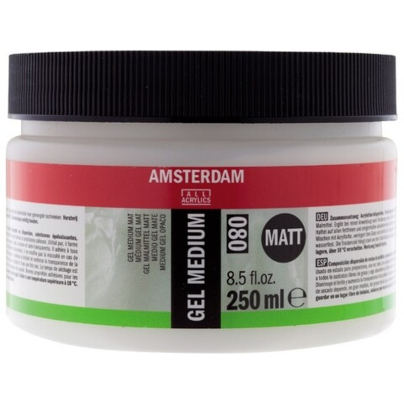 AMSTERDAM GEL MEDIUM MATT 250ML