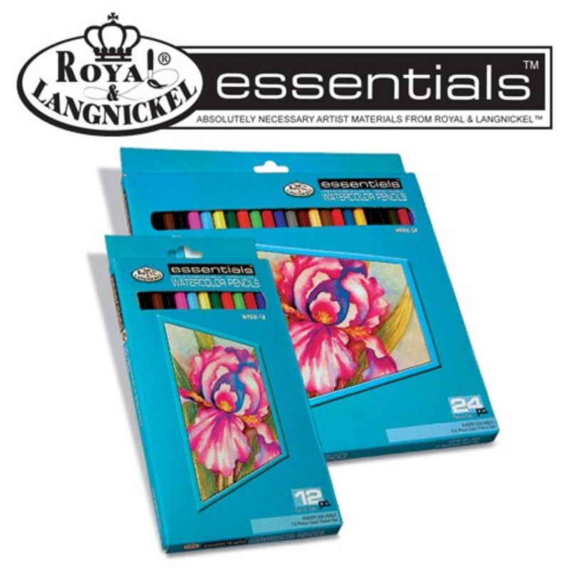 ESSENTIALS WATERCOLOR PENCILS 24 COLOR SET