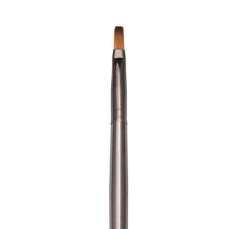 ZEN ALL MEDIA SYNTHETIC BRISTLE LONG HANDLE BRUSH FLAT 1