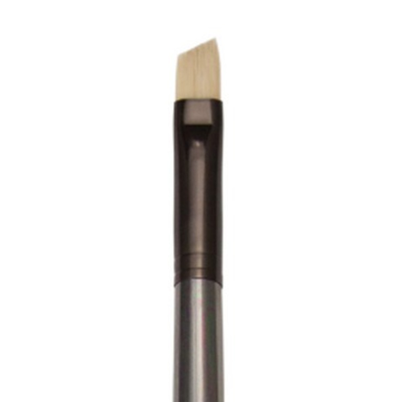 ZEN SYNTHETIC WHITE BRISTLE LONG HANDLE BRUSH ANGULAR 4