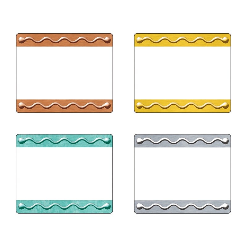 I  Metal Embossed Terrific Labels Variety Pack, 36 Count