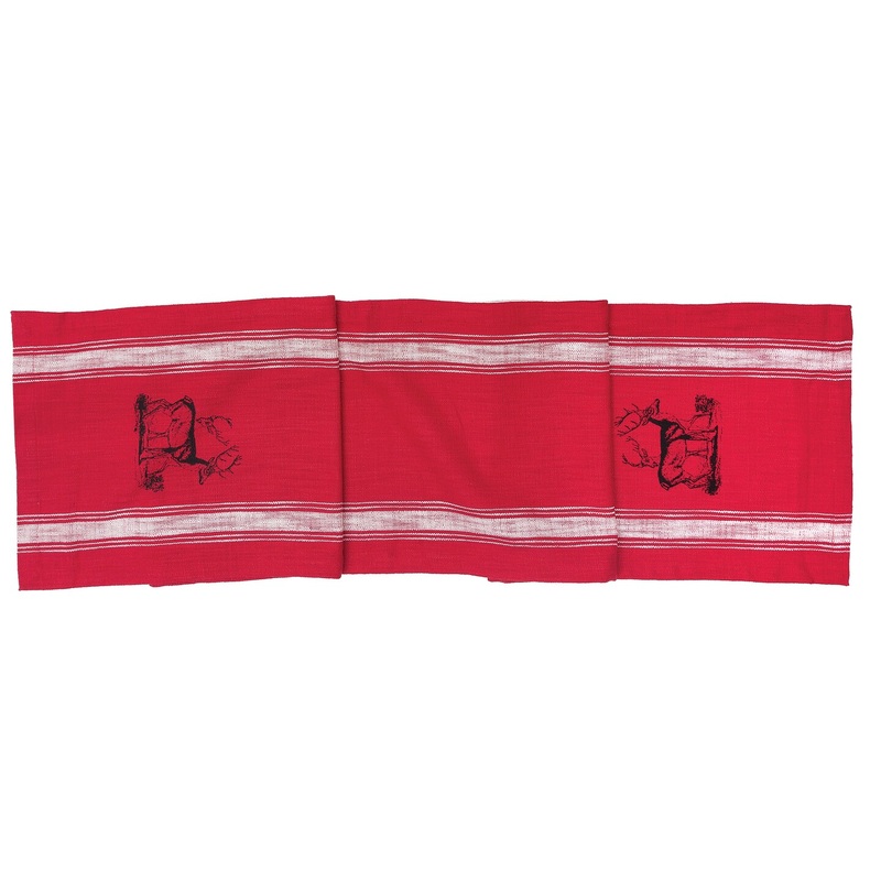 13″ x 72″ Stag Feed Sack Table Runner