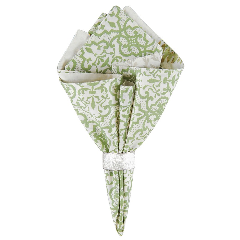 Althea Floral Cotton Reversible Napkin Set of 6