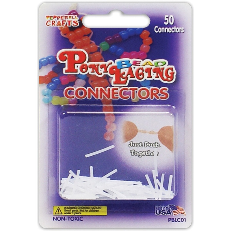 Pepperell Pony Bead Lacing Connectors 50/Pkg