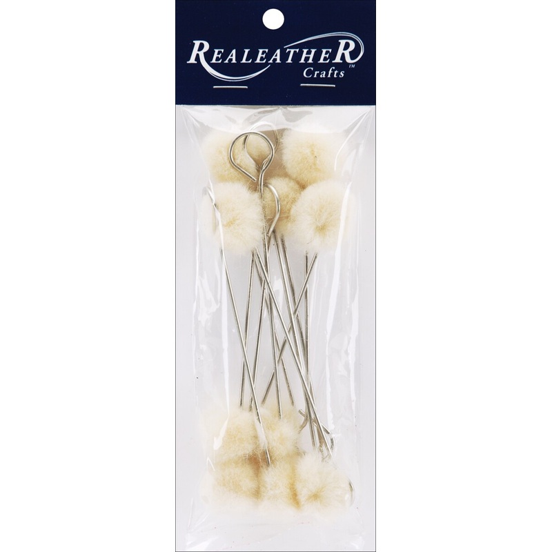 Realeather(R) Crafts Wool Daubers 5″ 10/Pkg