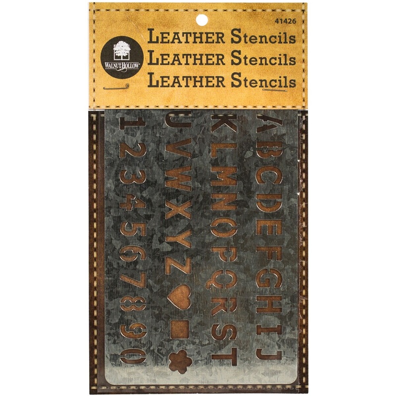 Walnut Hollow Metal Leather Stencil