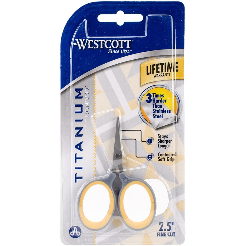 Westcott Titanium Fine Cut Scissors 2.5″