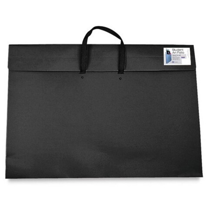 STUDENT ART PORTFOLIO 17X22X2 BLACK W/HANDLES