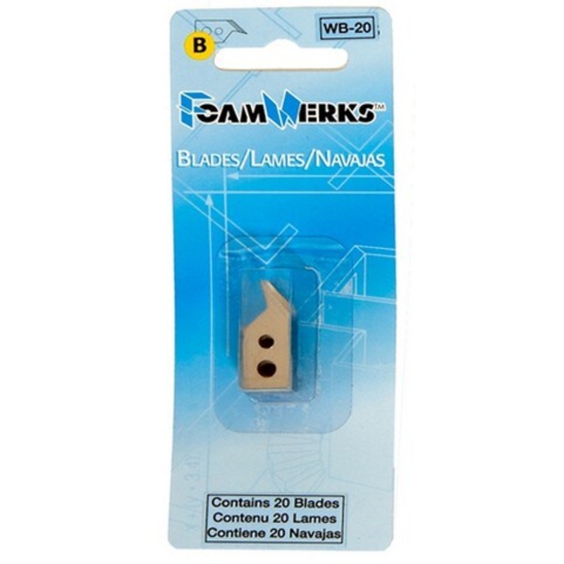 FOAMWERKS REPLACEMENT BLADE B 20 PACK