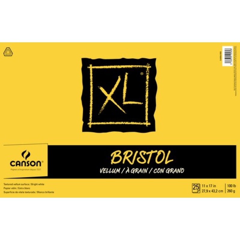 XL BRISTOL VELLUM 100LB 25 SHEET 11X17