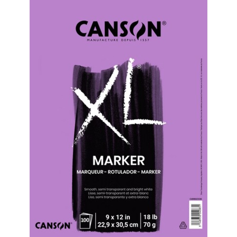 XL MARKER PAD 100 SHEET 9X12