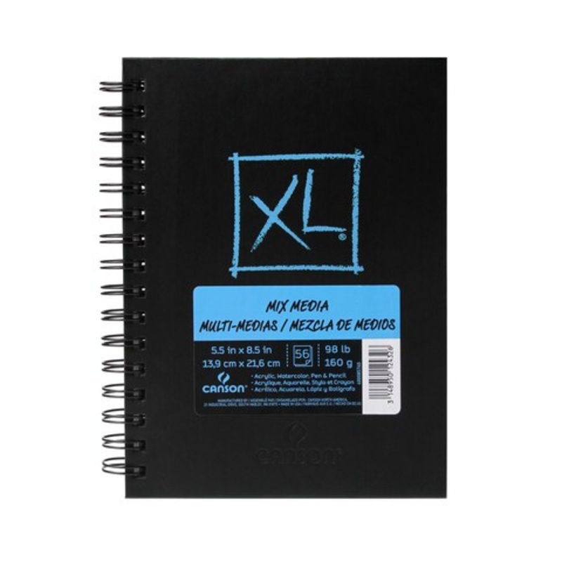 XL MIX MEDIA BOOK 60 SHEET 5.5 X 8.5