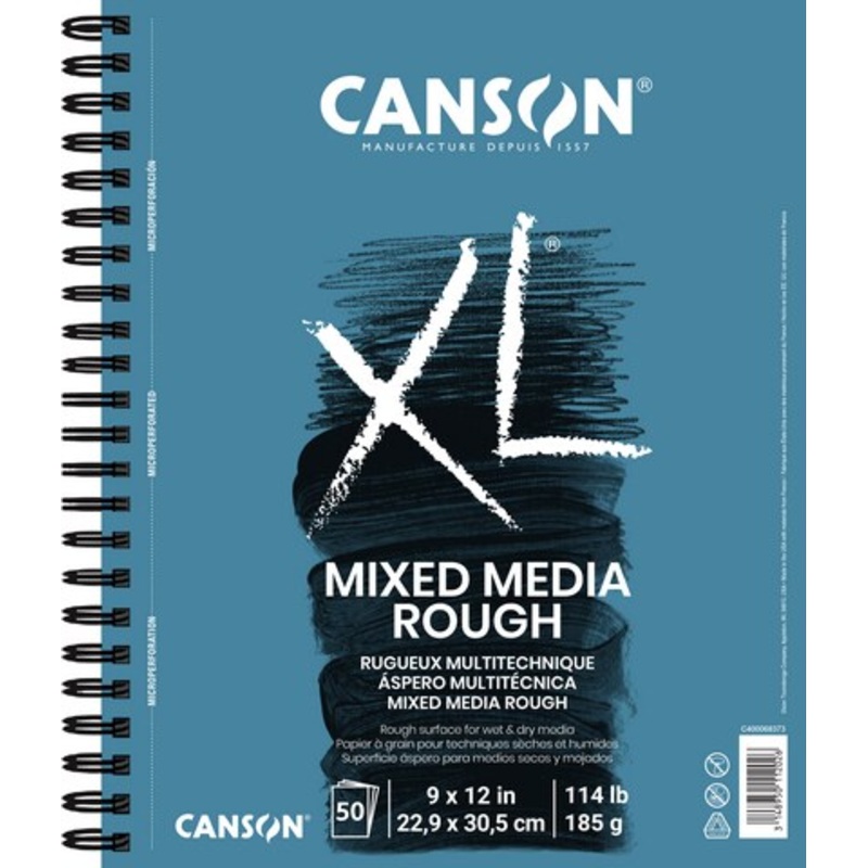 XL ROUGH MIX MED 50SH SIDE WIRE 9X12