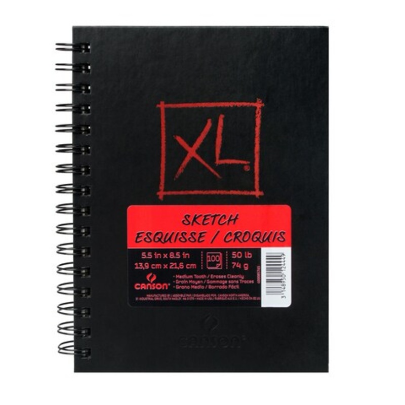 XL SKETCH BOOK 100 SHEET 5.5 X 8.5