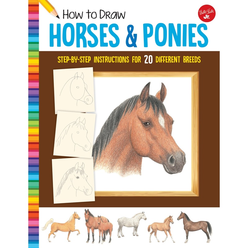 Walter Foster How To Draw Jr. Series, How To Draw Horses & Ponies