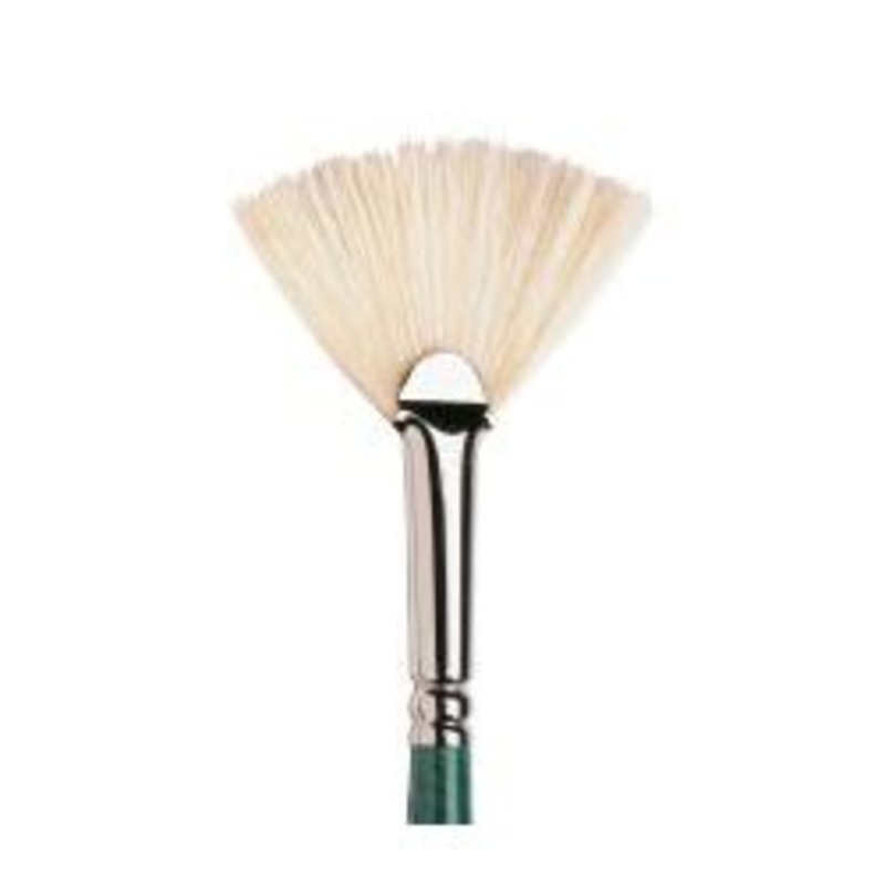 Winsor & Newton Winton Brush, Long Handle, Fan, 3