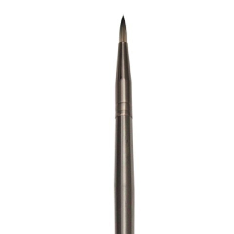 ZEN ACRYLIC SYNTHETIC BRISTLE LONG HANDLE BRUSH ROUND 2