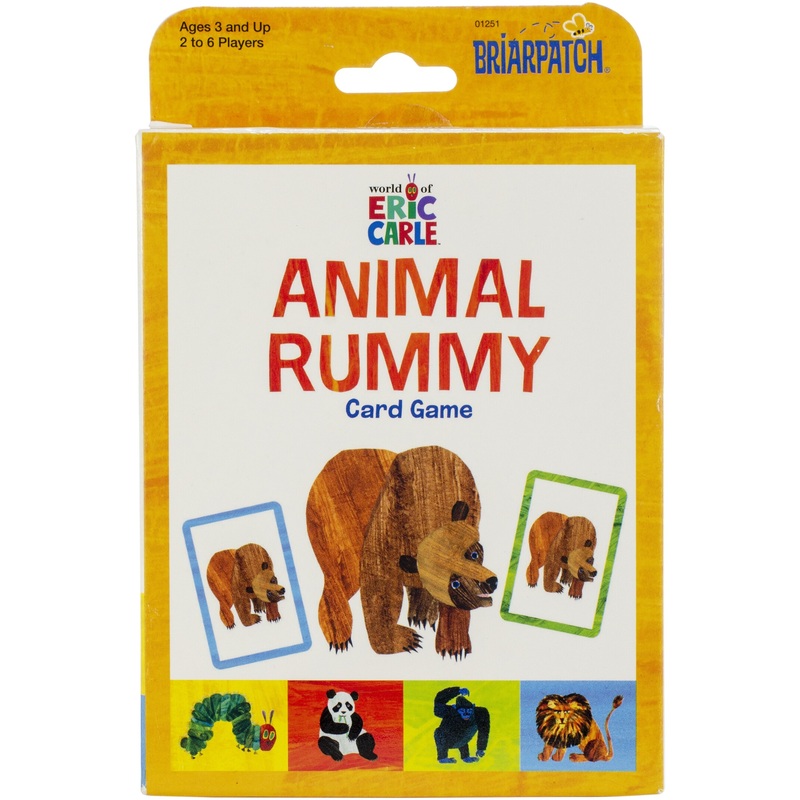 Briarpatch Eric Carle Animal Rummy Card Game