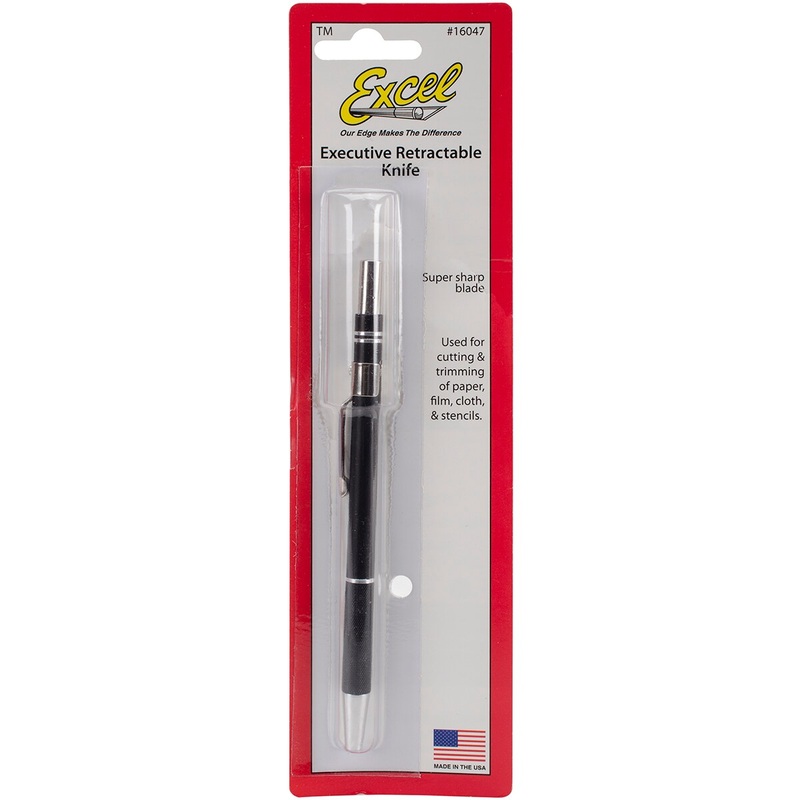 Excel Executive Retractable Knife W/Clip