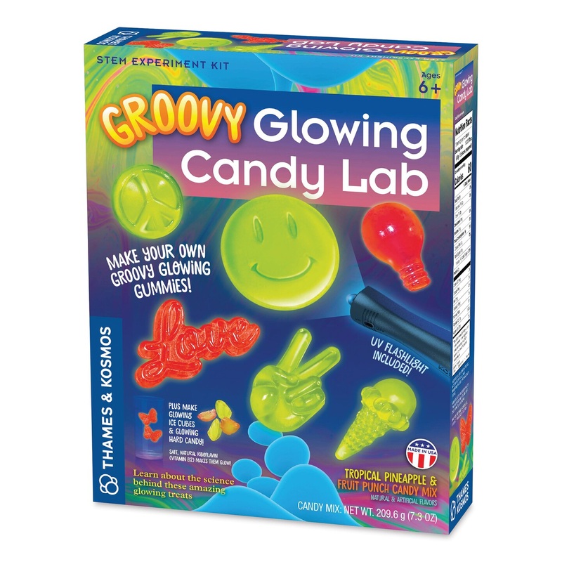 Thames & Kosmos Groovy Glowing Candy Lab STEM Experiment Kit