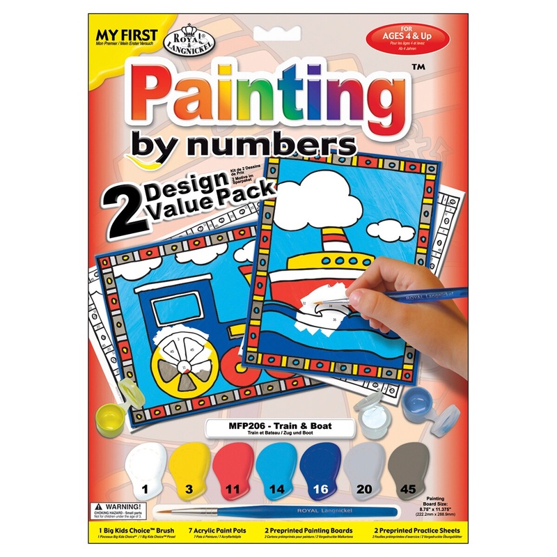 Royal & Langnickel(R) My First Paint By Number Kit 2/Pkg