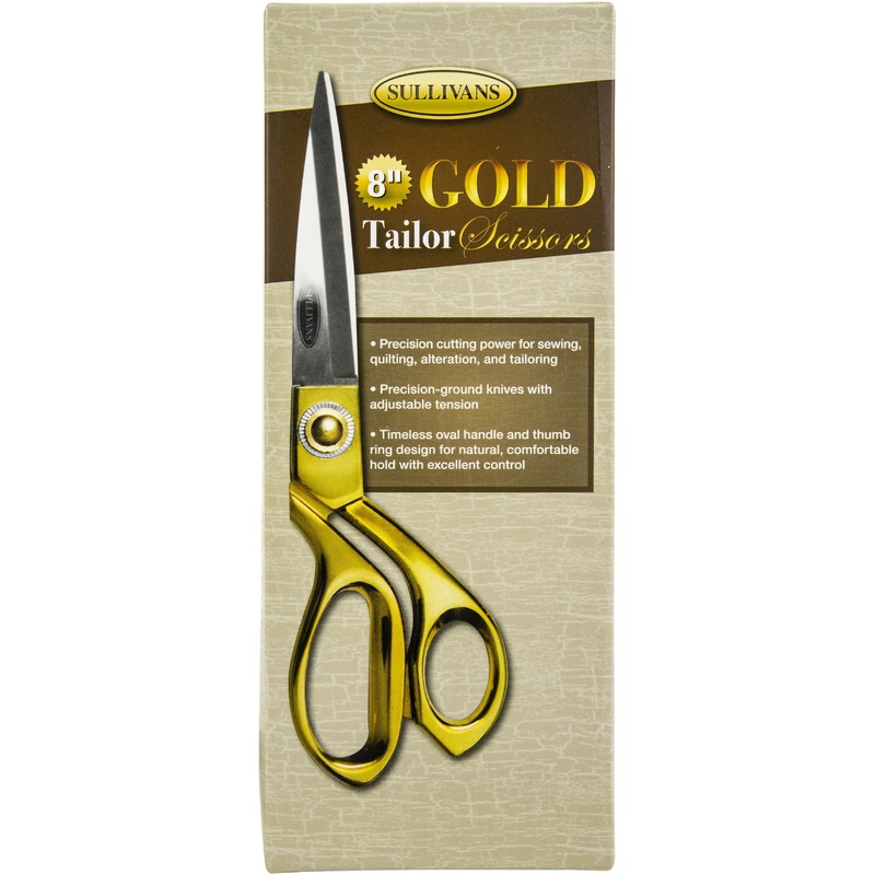 Sullivans Gold Tailor Scissors 8″