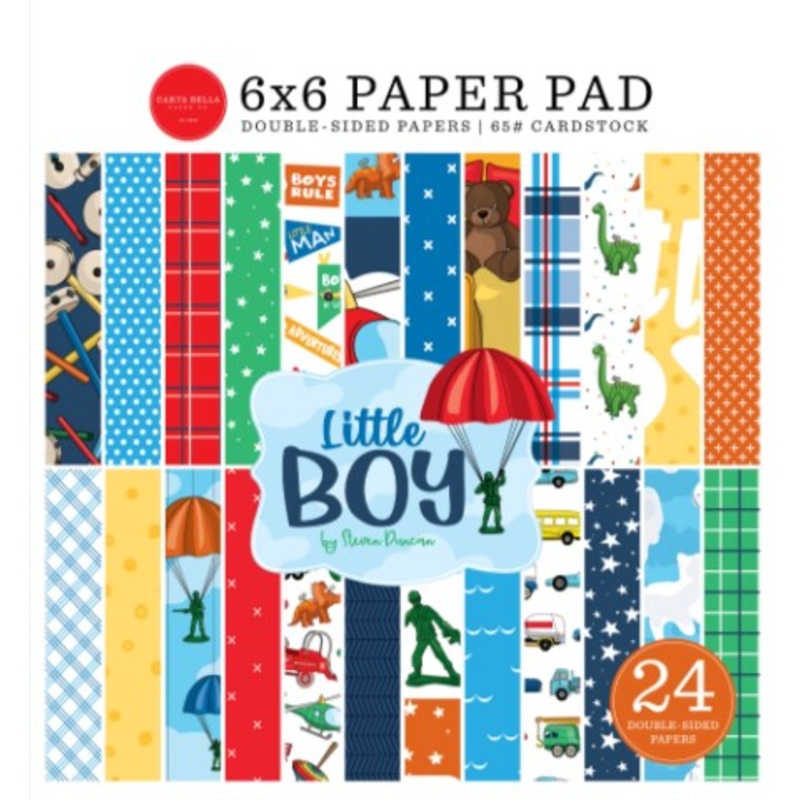 Carta Bella Little Boy 6 x 6 Paper Pad