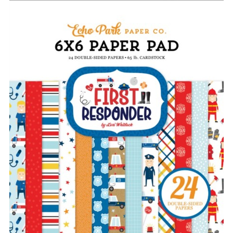 Echo Park First Responder 6×6 Paper Pad