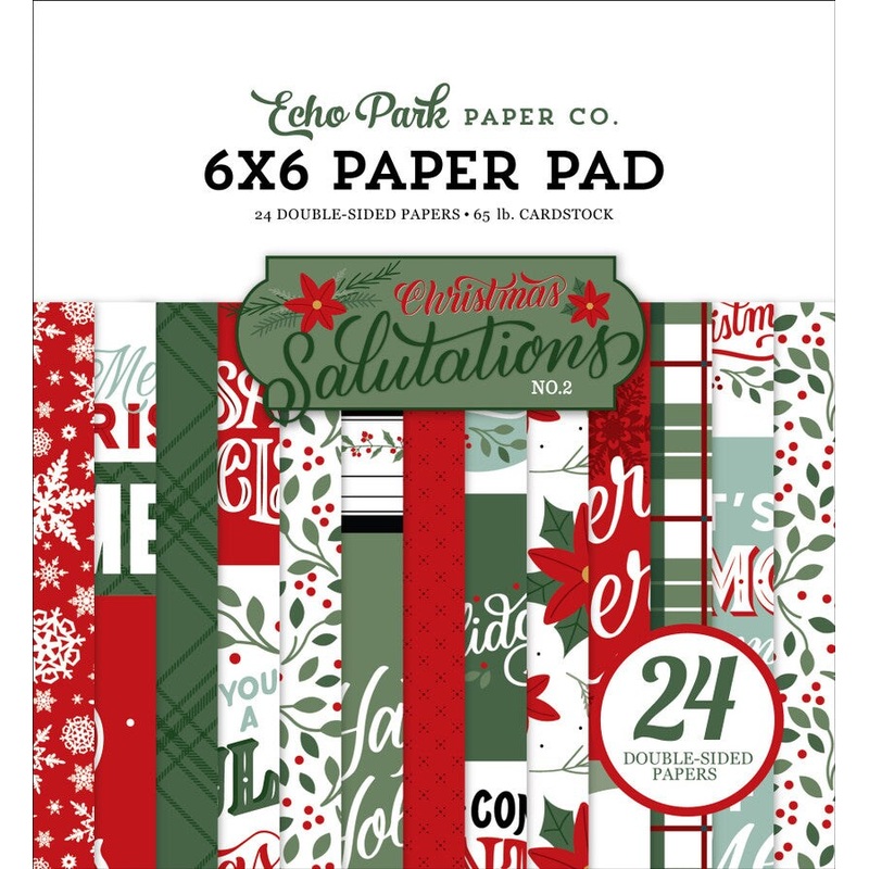 Echo Park Salutations No. 2 6×6 Paper Pad