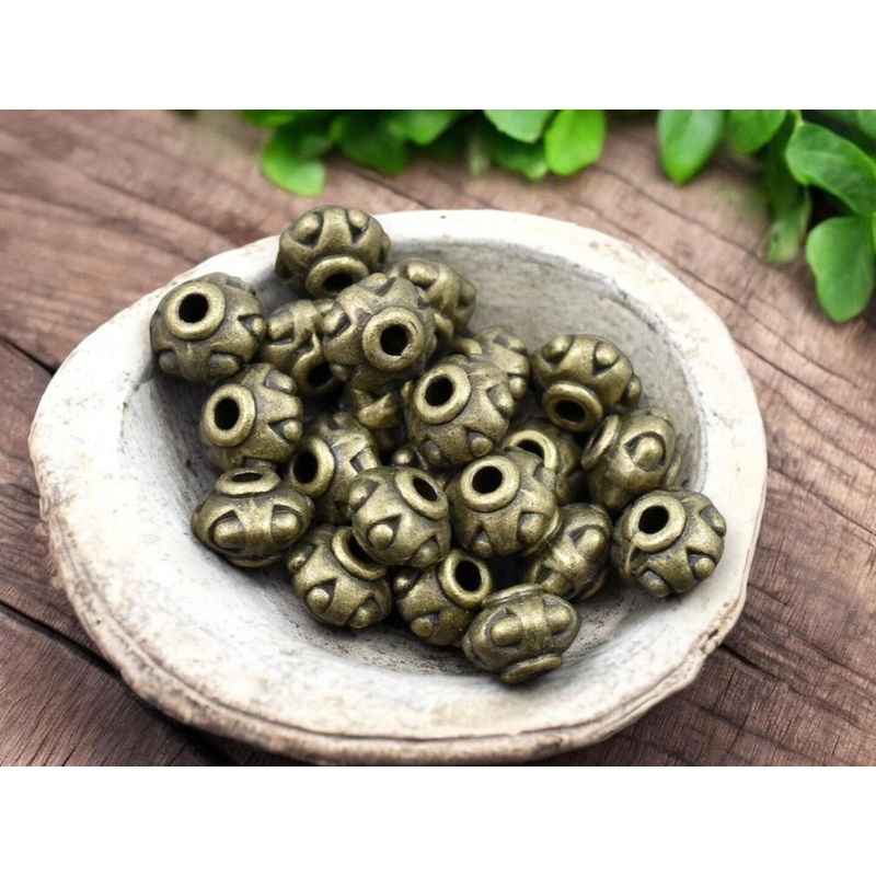 *100* 7x5mm Antique Bronze Rondelle Spacer Beads